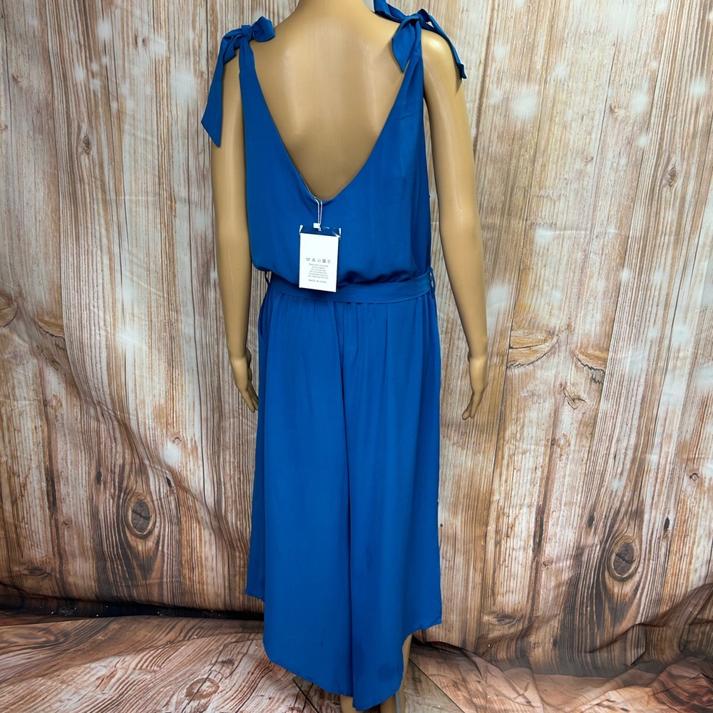 Belongsci Tie Shoulder Crepe Jumpsuit - Picture 6 of 13
